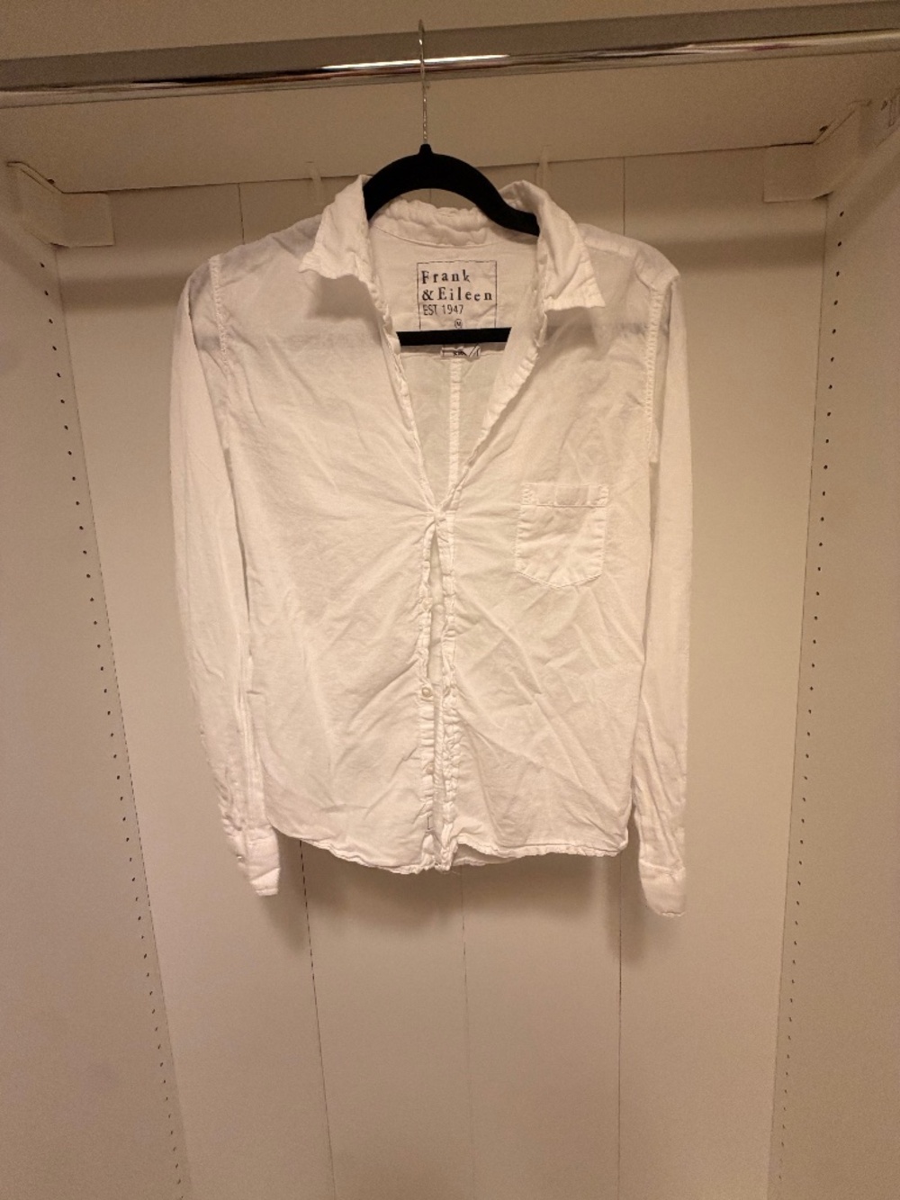 White button down